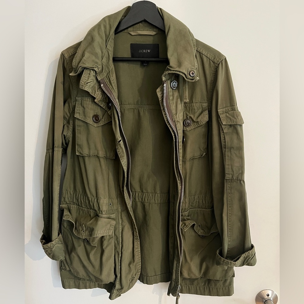 J.Crew Army Green Utility Jacket - Great condition